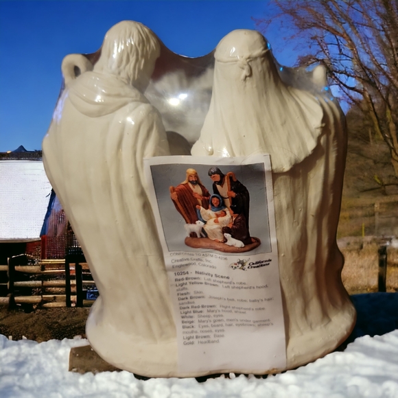 HP 😊 California Creations Nativity Scene Creative Crafts Art Project U Paint - Picture 3 of 12